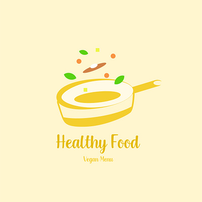 Healthy Food Logo Simple app branding design design art icon logo typography ui ux vector