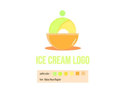 Ice Cream logo Simple branding chocolate design design art food illustration icon illustration illustration art logo logo design logo food logotype ui vector