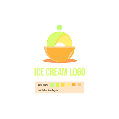 Ice Cream logo Simple branding chocolate design design art food illustration icon illustration illustration art logo logo design logo food logotype ui vector