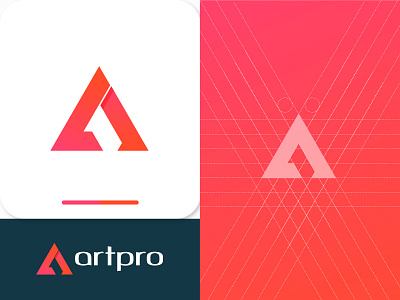 A modern letter logo design concept - A letter logo abstract app logo design brand identity branding corporate design designer designs dribbble gradient logo identity logo logo design logo designer logo trends 2020 logos logotype modern logo typography vector