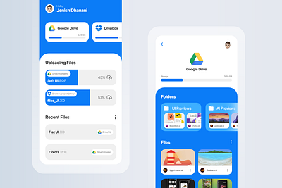 Drive Manage | UI app design app ui drive drive app ui drive manage app ui dropbox google google drive manage drive ui ui design uidesign uiux