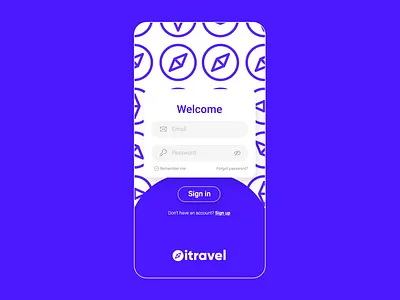 itravel | UI design app art direction branding design icon illustration logo typography ui ux