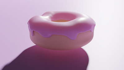 Donut 3D Design 3d art blender design donuts image pink