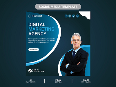 Digital marketing social media banner template abstract background banner business corporate cover creative design digital fashion geometric marketing modern post promotion sale social social media vector web