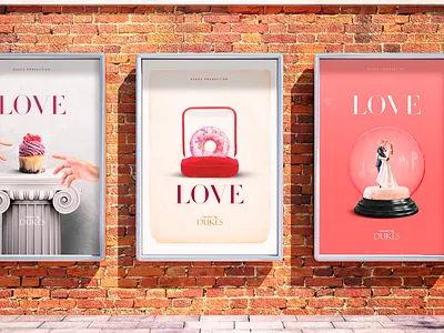 LOVE | Posters art direction branding design graphics illustration poster ui