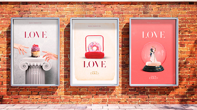 LOVE | Posters art direction branding design graphics illustration poster ui