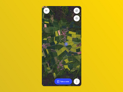 Scouting map actions call to action farming map mobile mobile ui navigation ui ux