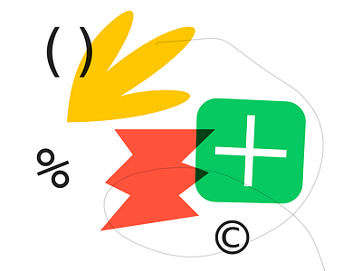 Random shape 002S adobe illustrator bold color design format illustration share vector
