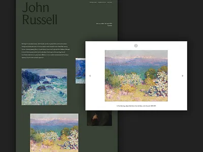 National Gallery Concept - Image Zoom art concept design digital exhibition experiment gallery image interaction minimal responsive ui ux website zoom