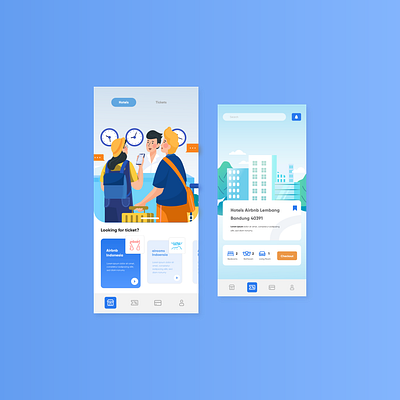 Travel Agency Apps Design app branding design flat illustration logo minimal typography ui ux web