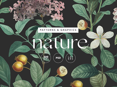 Botanical Nature English Pattern