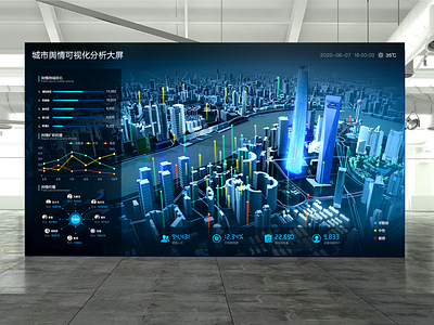 城市舆情可视化 dailyui 大屏 数据可视化