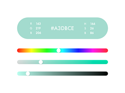 Daily UI 060 Color Picker adobe adobe xd adobexd color color picker dailyui dailyuichallenge design illustration illustrator rgb ui user experience user interface ux vector