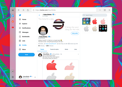 Microsoft Edge // Vertical Tabs Concept browser design edge fluent fluent design microsoft
