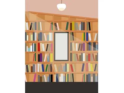 Book Shelf Illustration books bookshelf bookshop bookstore digital graphic design graphic designer graphic illustration illustration illustration art illustration design illustration digital library library graphic design