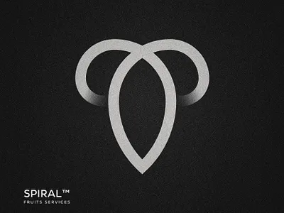 Spiral Grain Effect Logo golden ratio golden ratio spiral logo grain effect grain effect logo logo design logo designs logo effect spiral spiral logo spiral logo design texture effect logo vintage logo