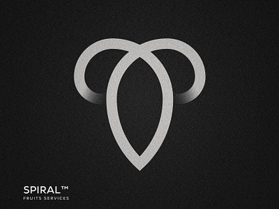 Spiral Grain Effect Logo golden ratio golden ratio spiral logo grain effect grain effect logo logo design logo designs logo effect spiral spiral logo spiral logo design texture effect logo vintage logo