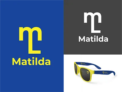 matilda Logo brand design brandidentity branding design designer eye catching eyeglass eyeglasses logo logo logodesign mockup sunglasses typography