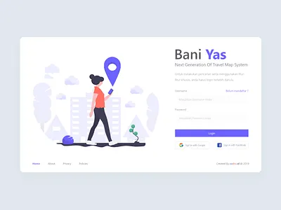 Bani Yas design illustration ui web