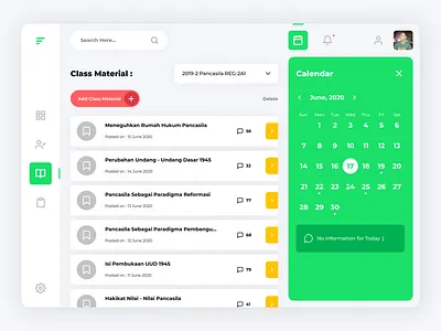 Classroom for Teacher - Light Theme admin application book class clean ui dashboard ui design education learning learning app light light theme simple design teacher ui web web design webdesign website design
