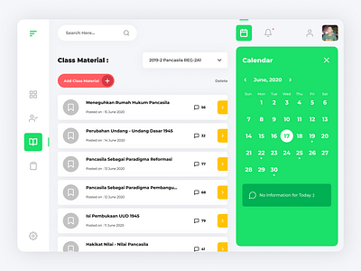 Classroom for Teacher - Light Theme admin application book class clean ui dashboard ui design education learning learning app light light theme simple design teacher ui web web design webdesign website design