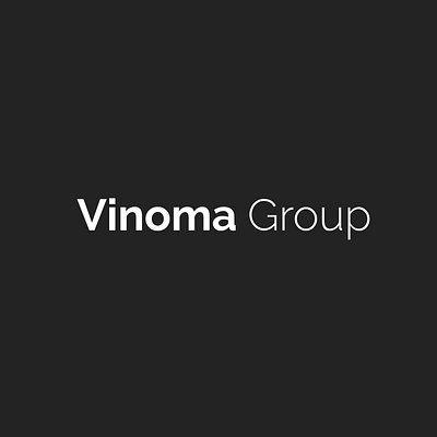 Vinoma Group brand brand identity branding design icon identity logo minimal typography vector