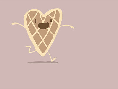 Three dribbble invites! animation dribbbleinvite dribbbleinvites waffle