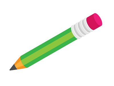 Pencil vector icon illustration pencil pencil drawing school vector