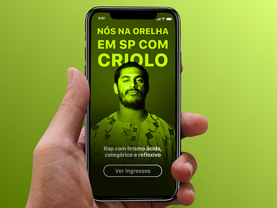 #UXWriting - Day 8 app behance brazil buy tickets dailychallenge design figma live music music player portuguese rapper ui ux uxdesign uxui