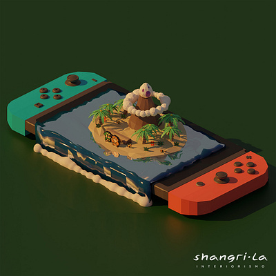 Link Awakening 3d art 3dblender awakening blender blender 3d blender3d blenderart blendercycles link lowpoly lowpolyart zelda