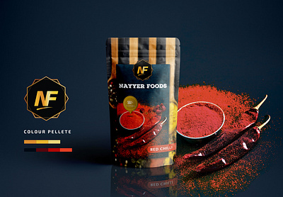 Packaging Design Red chili Powder brand identity branding design food foodie graphic design minimalism mockup package design packagedesign packaging packaging design photoshop product design products