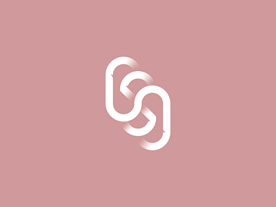 OSO design graphic icon letter logo minimal o s type vector white