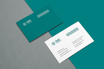 DAC Systems branding it logo minimal minimalistic modern stationery tech technology visual identity