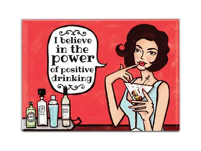 Drinkin' Girls design illustration