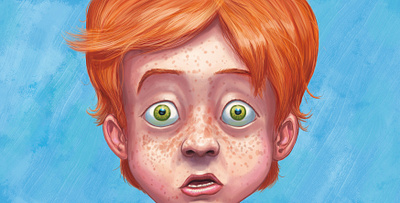 Uh Oh. childrens book illustration