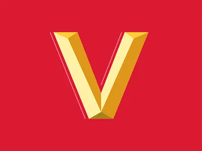 Drop Cap V design dropcap lettering typography v vector