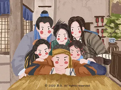 武林外传 design illustration illustration art banner design