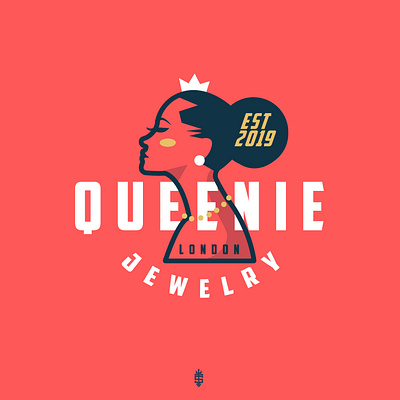 QUEENIE diseño de logo illustration logo logodesign design brand logotipo marca