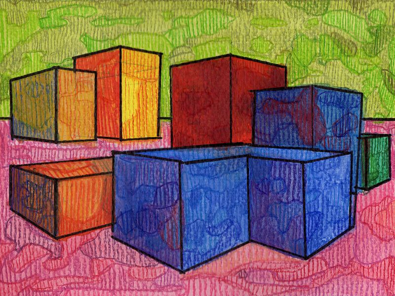 Volumes XX colored pencil watercolor watercolor art