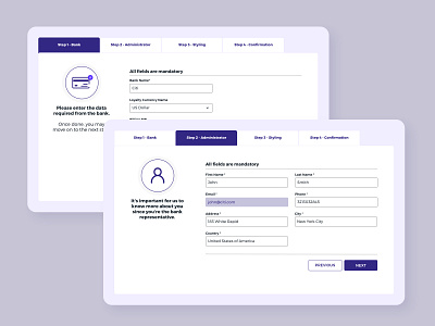 Daily UI 007 Settings bank banking app design ui ux website