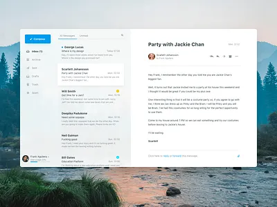 Email Client Concept app concept email email client mac app mail client ui ui design ux