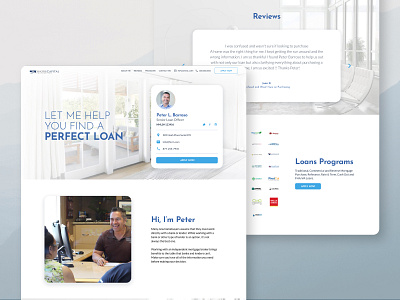 Daily UI 006 User Profile branding design mortgage ui ux website