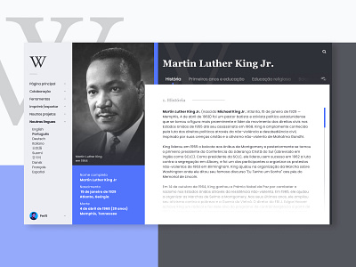 Wikipedia design dukie interaction interface landing page martin luther martin luther king ui ui8 uiux ux web web design web marketing website website design wiki wikipedia