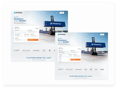 Search a Shipping Schedule blue design homepage search ui ux webdesign