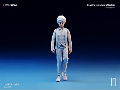 Onteractive - The future of fashion 3d 3dmodel animation designthinking digitalfashion fashion fashionstartup lidar motiondesign onteractive startup techwear