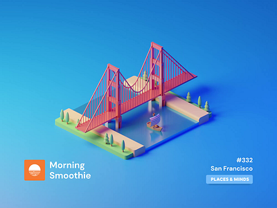 San Francisco 3d 3d art animated animation blender blender3d city diorama golden gate golden gate bridge icon iconography illustration isometric isometric design isometric illustration low poly sanfran sanfrancisco sf