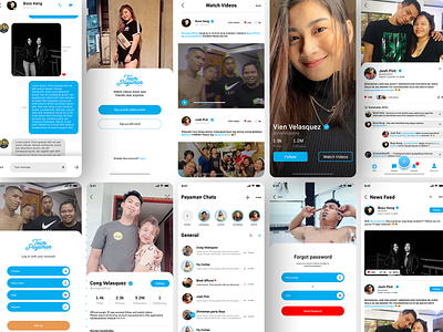 Team Payaman Social App app design interface mobile app mobile app design mobile application mobile ui social media design socialmedia ui ux uidesign uiux userinterface web design