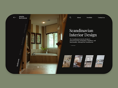 Website for Interior Design app design ui ux web