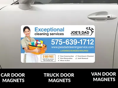 car magnet sign