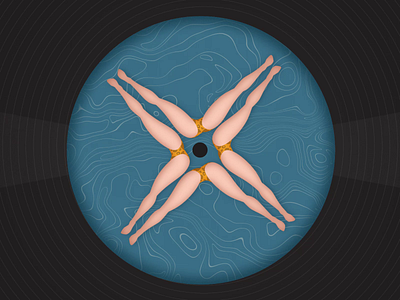 Swimmers abstract animation animation 2d dance illustration illustrator kingdomofsomething loop motion design motion graphic motiongraphics pool swimmers swimming swimmingpool